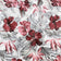 Tessuto di cotone - Monstera bordeaux chiaro