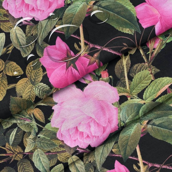 Tessuto Impermeabile Oxford - Rose Rosa