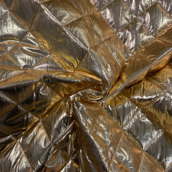 LUSSO tessuto elastico lucido tessuto in velluto materiale-Oro 