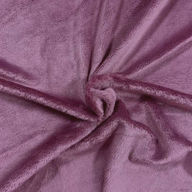 Tessuto a maglia - Pelliccia rosa sporco