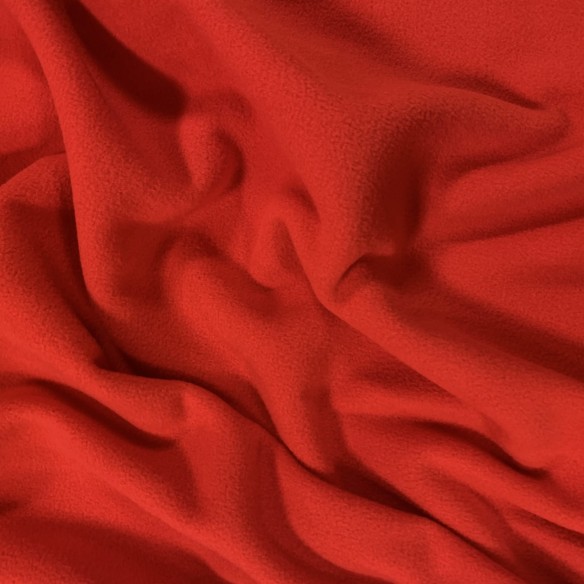 Tessuto a maglia Polar Fleece - Rosso