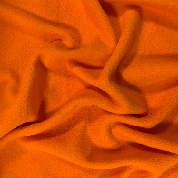 Tessuto a maglia Polar Fleece - Arancione