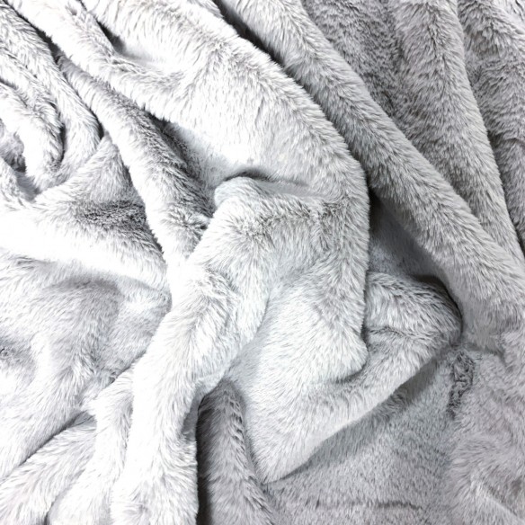 Tessuto a maglia - Pelliccia BUNNY, argento