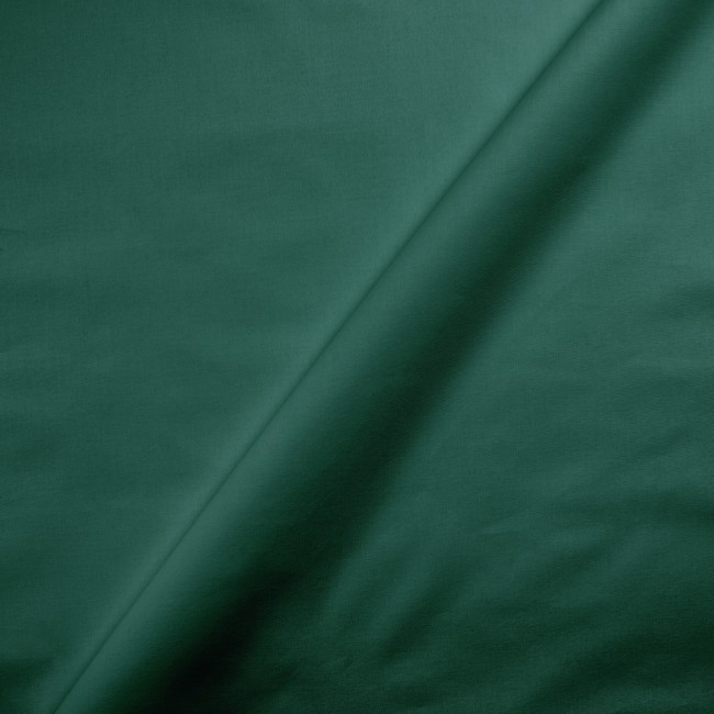 Tessuto di cotone - Mono verde bottiglia