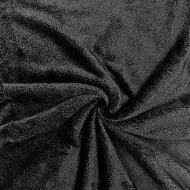 Tessuto a maglia - Pelliccia nera