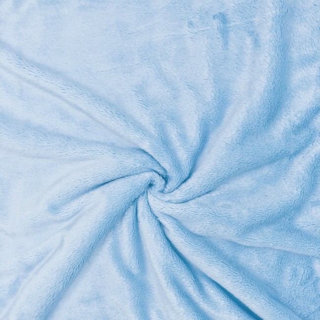 Tessuto a maglia - Pelliccia azzurra