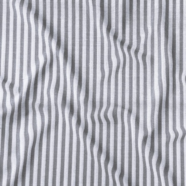 Tessuto di cotone - Righe Grigie 3 mm