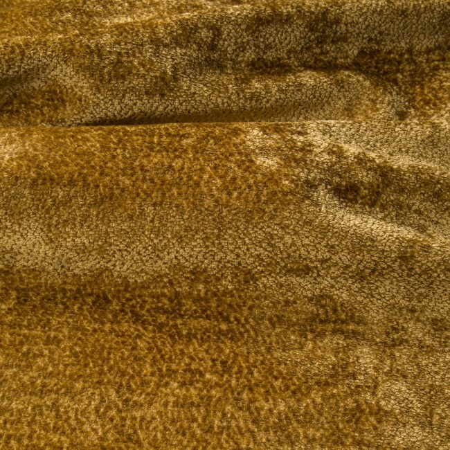 Tessuto da tappezzeria APHRODITE Velour - Senape