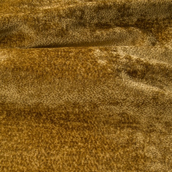 Tessuto da tappezzeria APHRODITE Velour - Senape