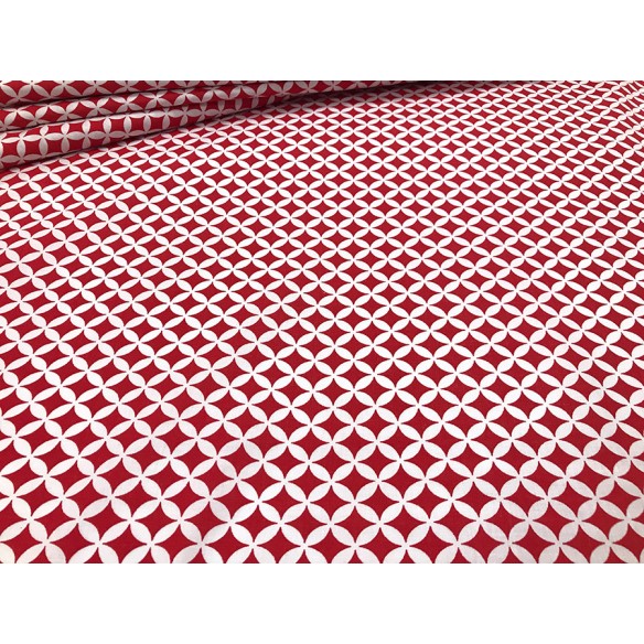 Tessuto di cotone - Tiny Morocco Red