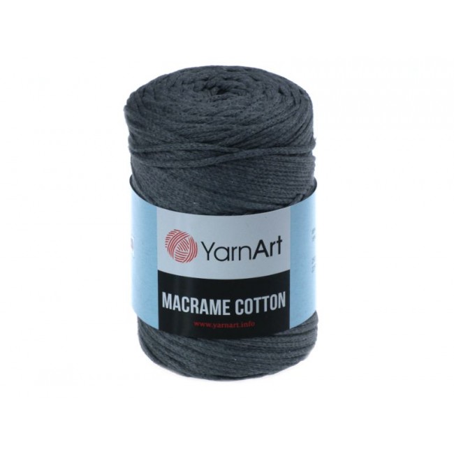 YarnArt Macrame Cotone 2 mm 225 RM - Grigio Scuro 775