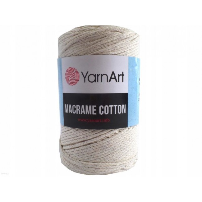 YarnArt Macrame Cotone 2 mm 225 RM - Ecru 752