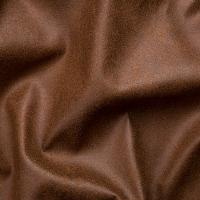 Tessuto per tappezzeria Atlanta similpelle - Cioccolato