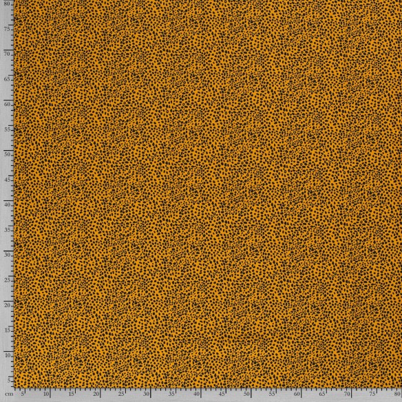 Maglia singola stampato - Stampa leopardata arancione