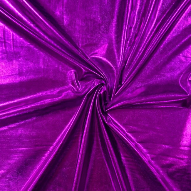Tessuto elastico lucido - Viola