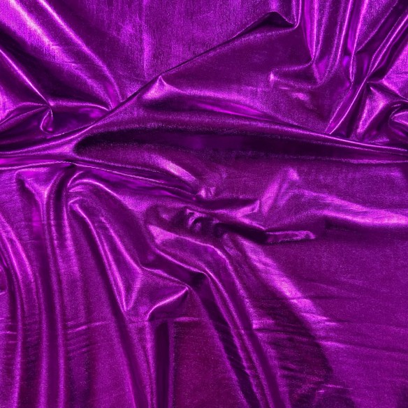 Tessuto elastico lucido - Viola