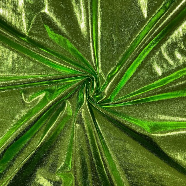 Tessuto elastico lucido - Verde Chiaro