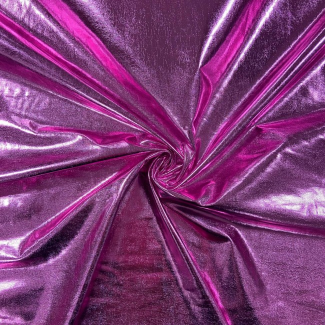 Tessuto elastico lucido - Rosa
