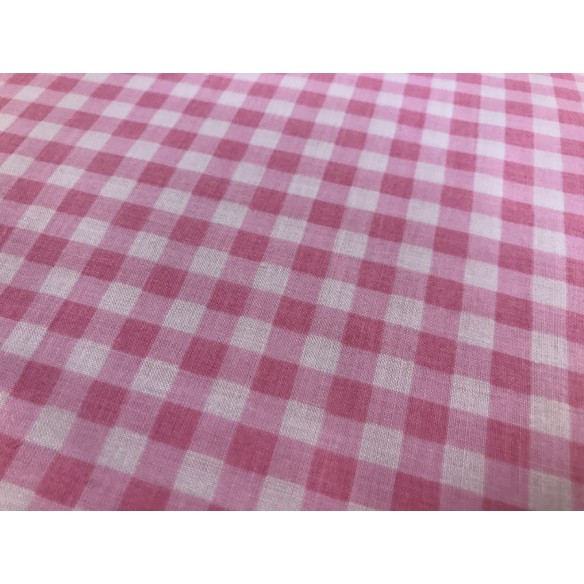 Tessuto di cotone - Ikea Grid Pink