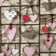 Tessuto di cotone - cuori patchwork 3D rossi