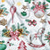 Tessuto di cotone - Natale dondolante bianco II