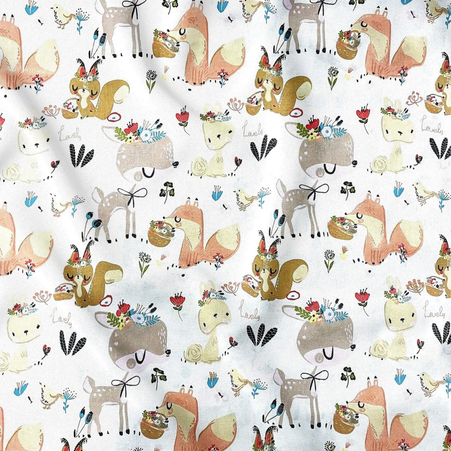 Cotton Fabric - Bambi