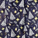 Tessuto di cotone - Alberi di Natale e stelle, blu navy