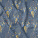 Tessuto di cotone - Acchiappasogni e pois blu navy