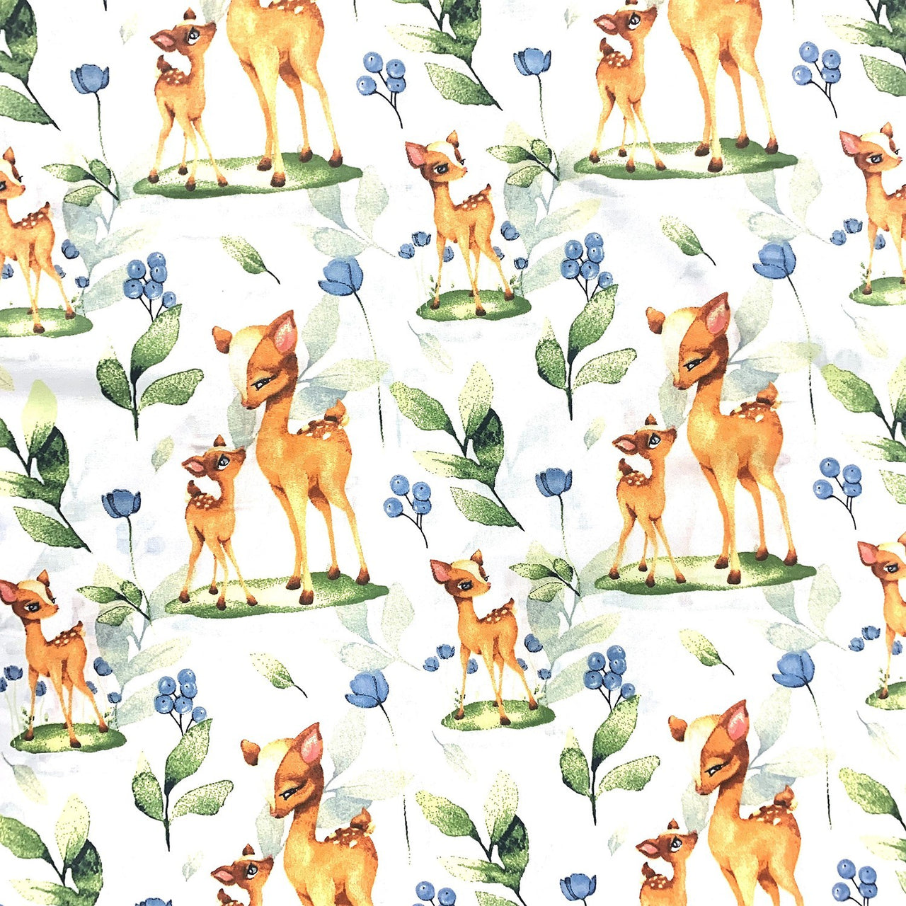 Cotton Fabric - Roe Deers