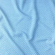 Tessuto di cotone - Pois bianchi su azzurro chiaro 4 mm