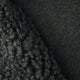 Tessuto in pelliccia di lana di pecora lavorata a maglia - Nero