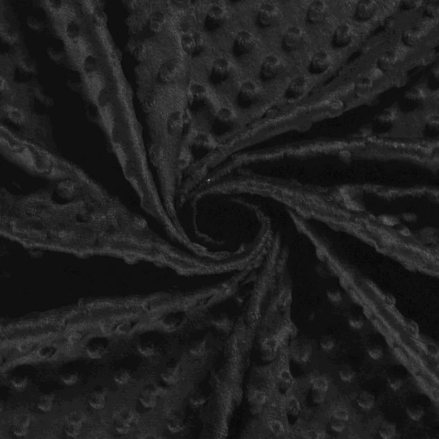 Minky Fabric 300 g - Black