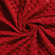 Tessuto Minky 300 g - Rosso