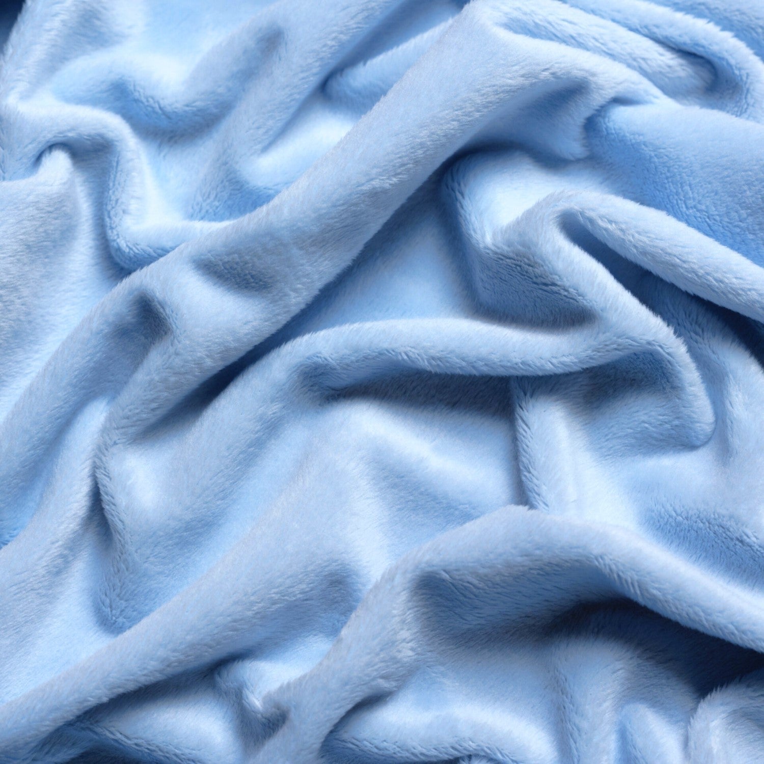 Minky Fabric Smooth - Blue