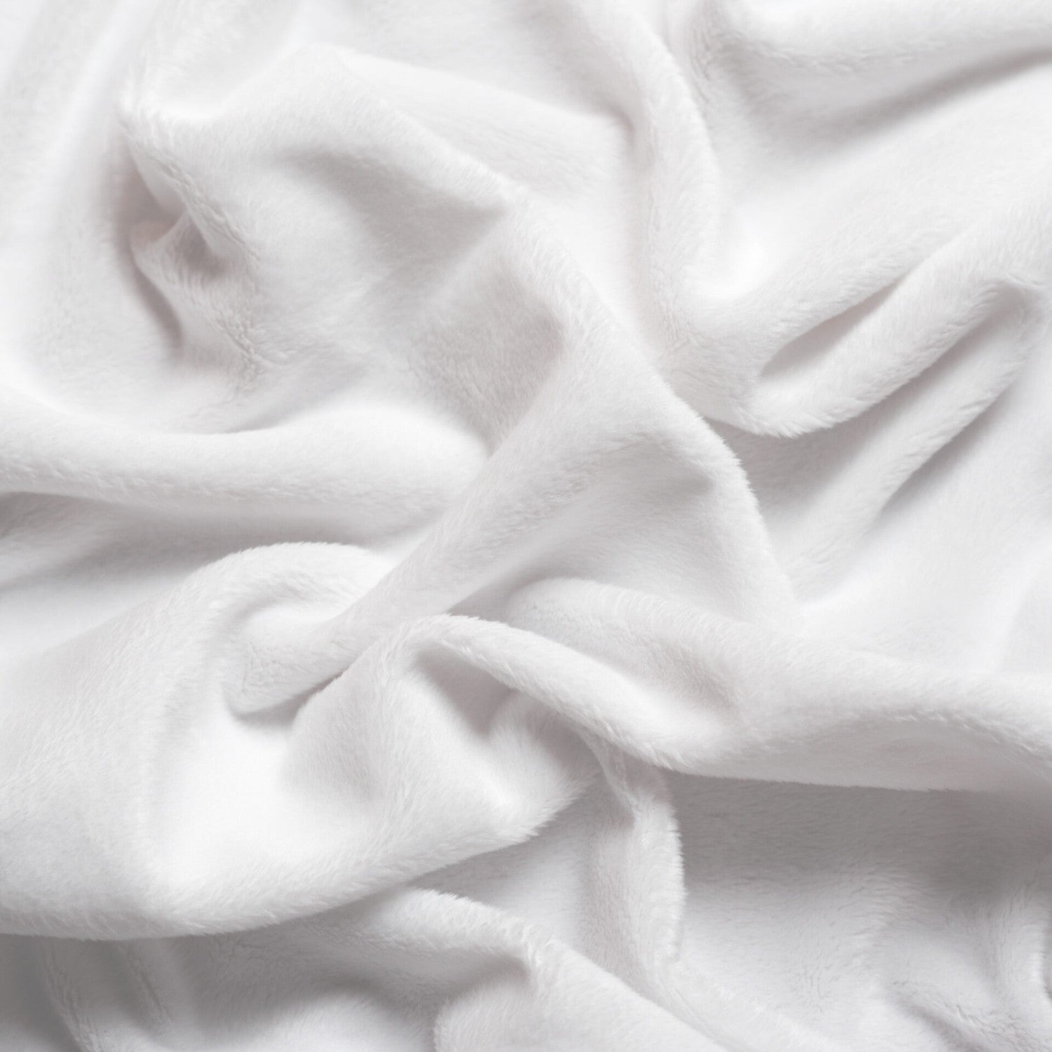 Minky Fabric Smooth - White