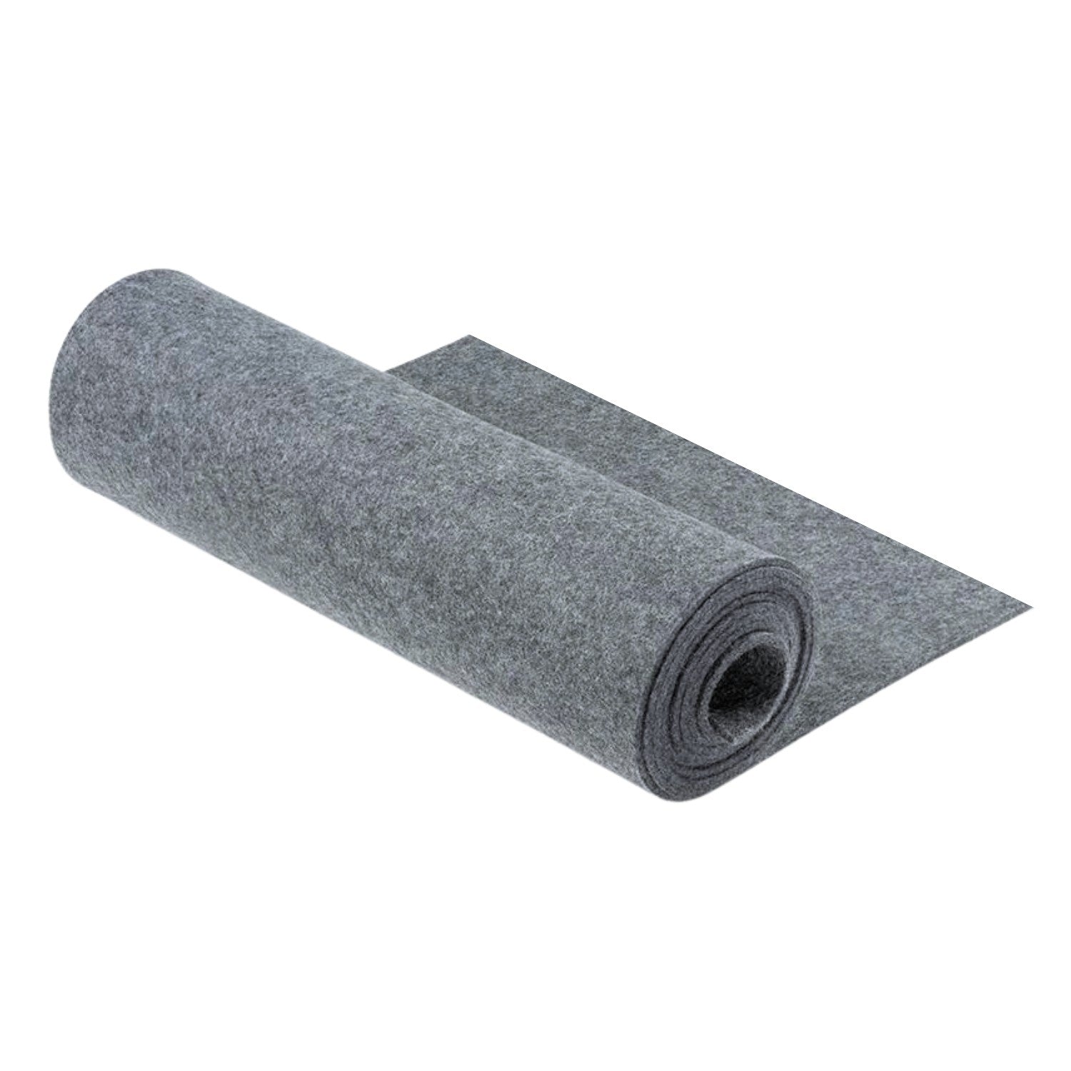 Technical PES Felt - thickness 5.5 mm, weight 750 g/m² - EU Certified - Grey
