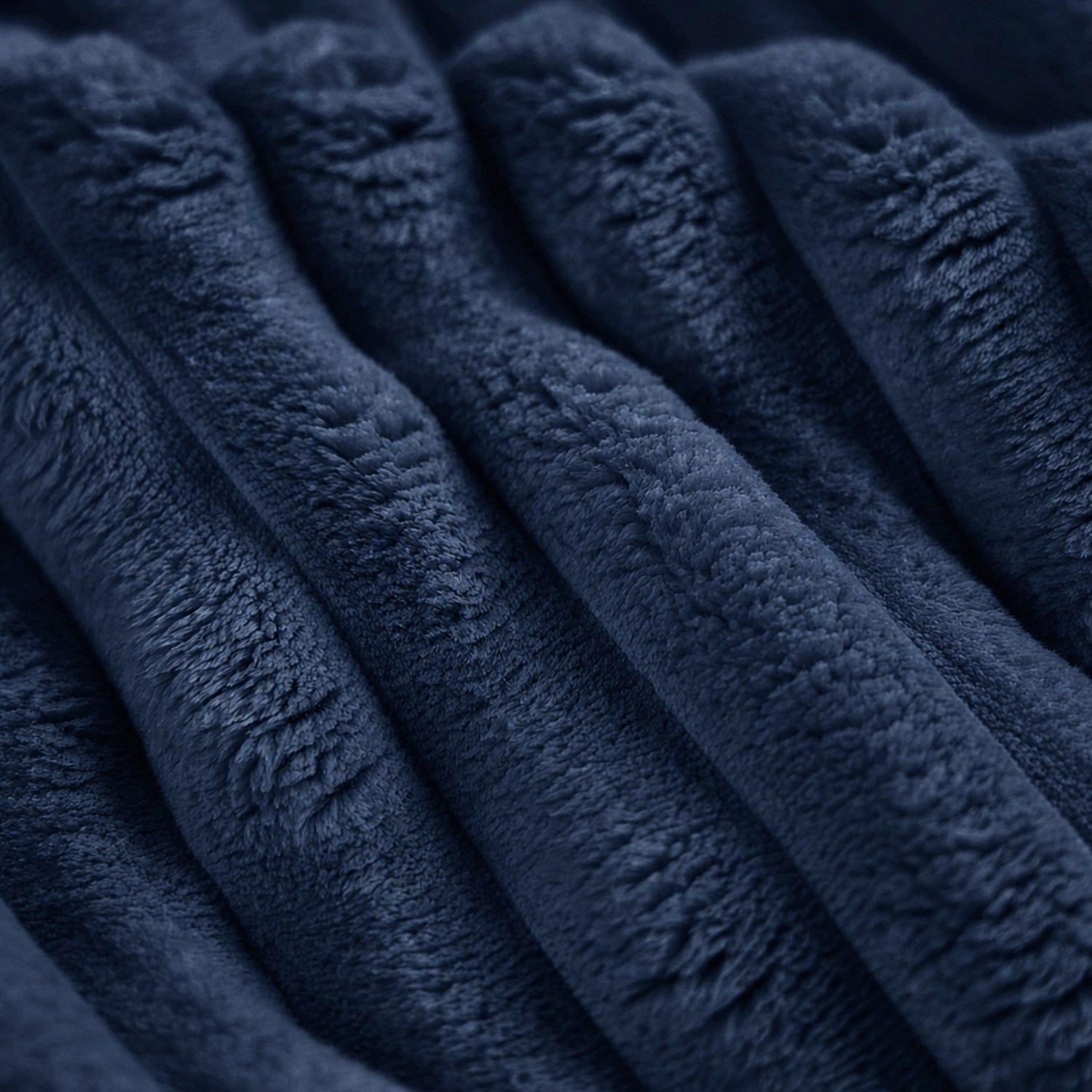 Tessuto da tappezzeria TILIA velluto - blu navy