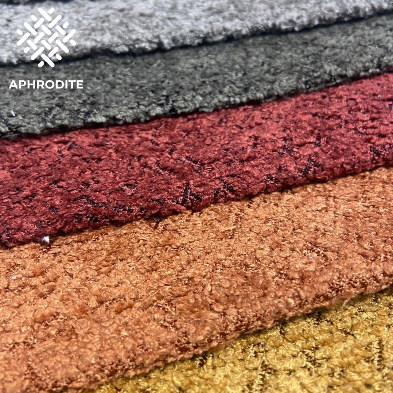 Upholstery Fabric APHRODITE Velour - Dirty Pink