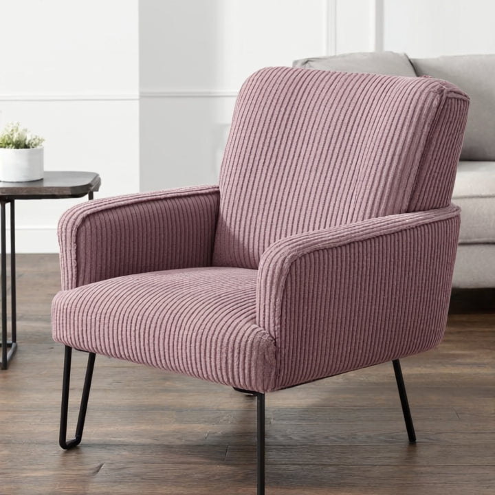 Upholstery Fabric LINCOLN Velour - Dirty Pink