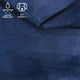 Tessuto da tappezzeria TERRA velluto - blu navy scuro