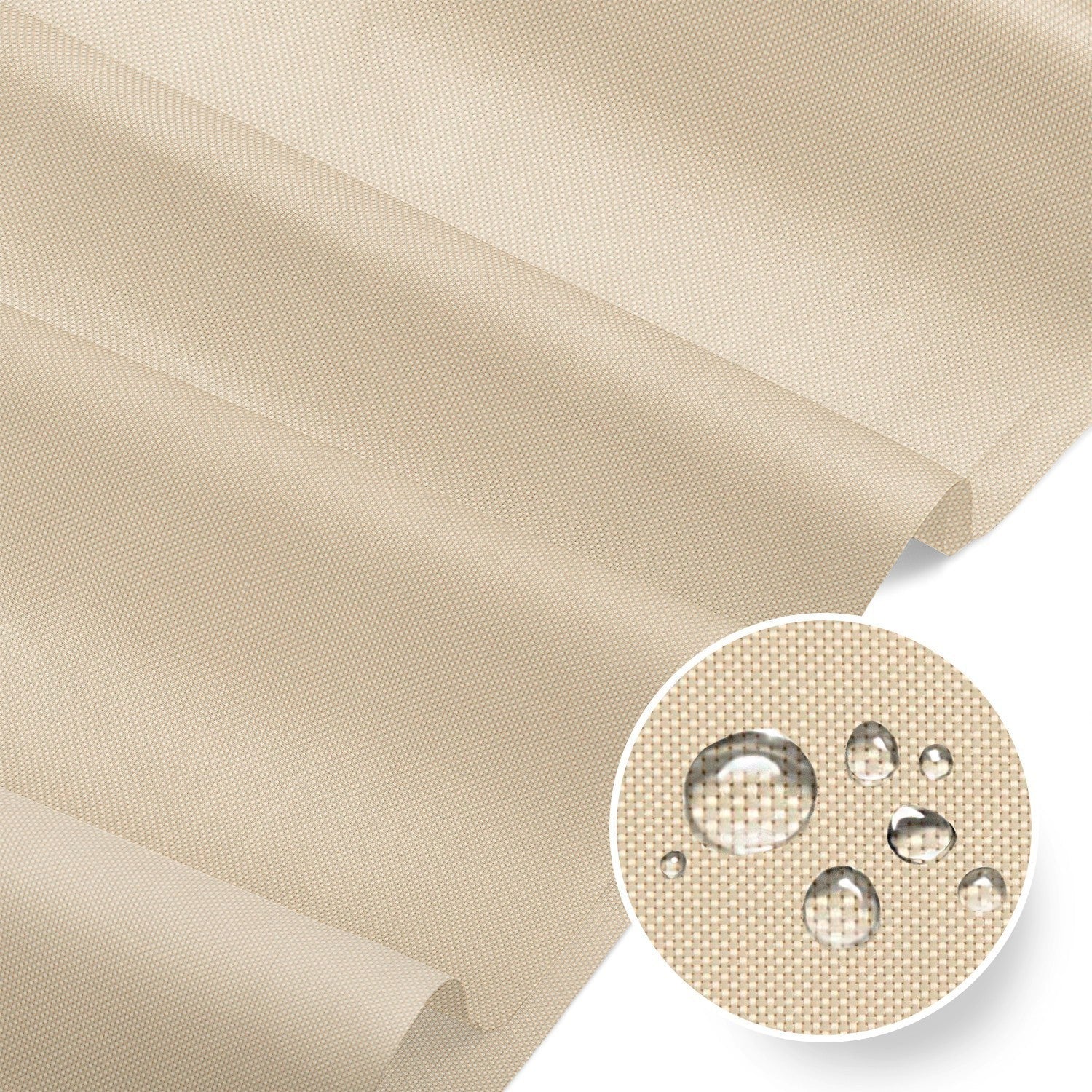 Water Resistant Fabric Oxford - Beige