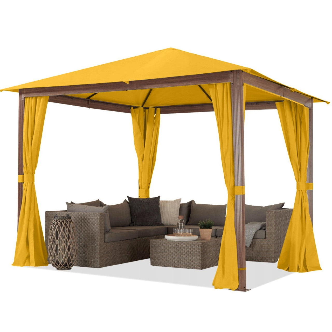 Water Resistant Fabric Oxford - Sunny Yellow