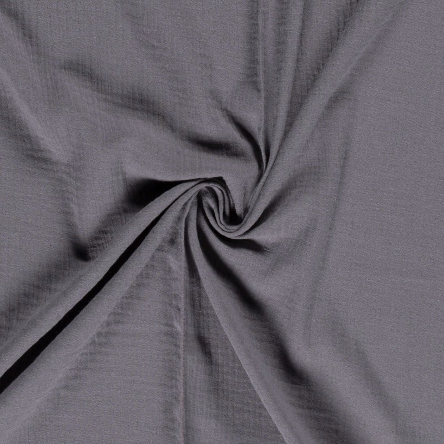 Mussola doppio strato di cotone - grigio