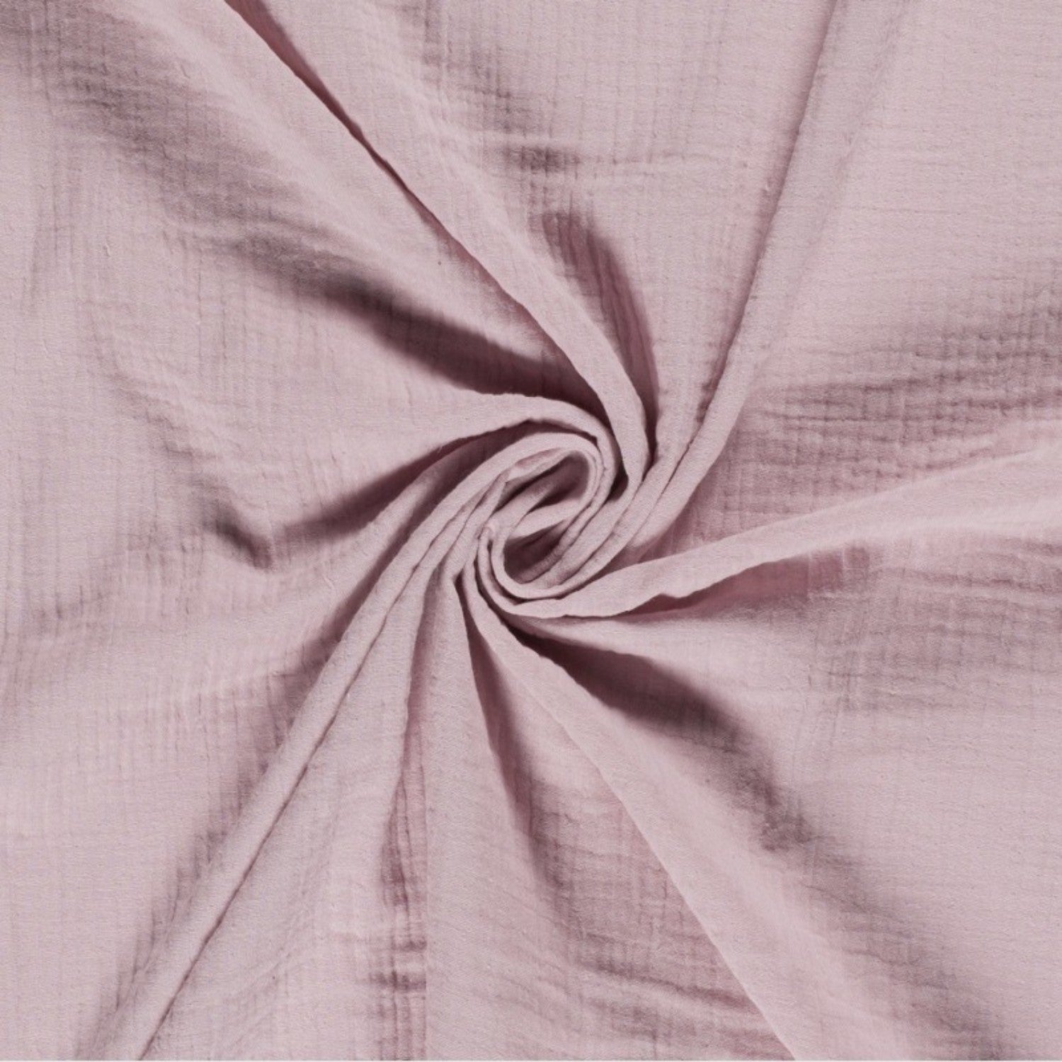 Mussola doppia garza di cotone - rosa antico