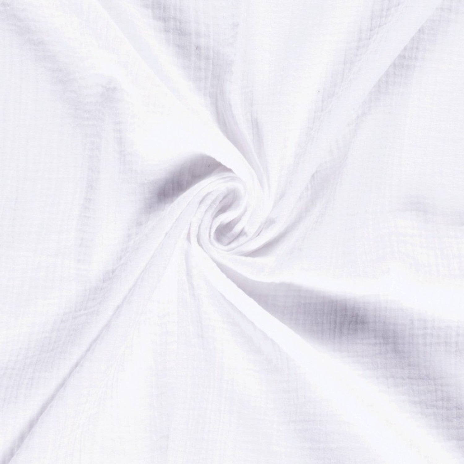 Mussola doppio strato di cotone - bianco